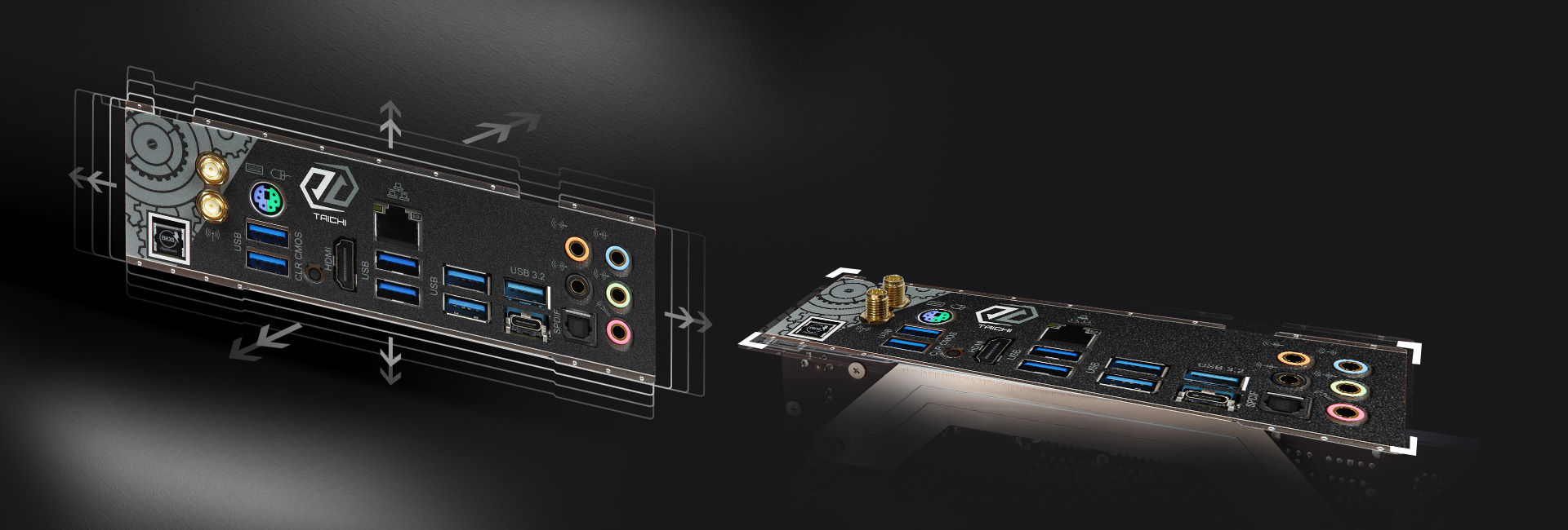 Flexible Integrated I/O Shield